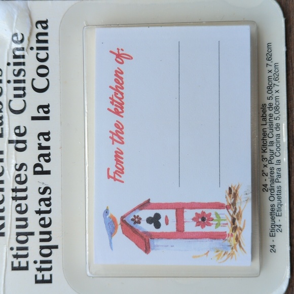 Vintage McCall's Cookie book MCM 1965  Betty Crocker kitchen labels 1998 - Picture 7 of 8